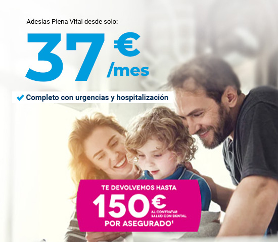 desde 37 euros por asegurado style=